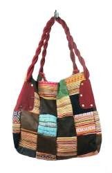Mala de Patchwork B-Fair Grande Vermelha (1 un)
