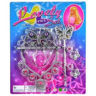 CONJUNTO DE PRINCESA LOVELY EM CART&Atilde;O (6 un.)