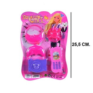 Conjunto de Beleza Beauty Girl em Cart&atilde;o (6 un.)