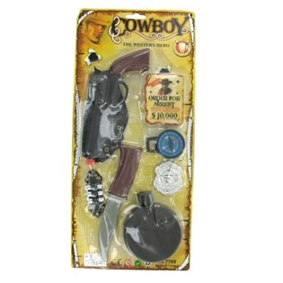Conjunto de Cowboy em Cart&atilde;o - Modelo 3 (6 un.)