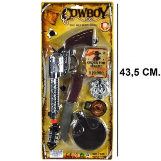 SET DE COWBOY EM CART&Atilde;O - MODELO 4 (6 un.)