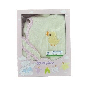 Roup&atilde;o Infantil BABY BOW Amarelo / Rosa
