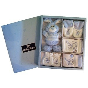 Conjunto de Oferta de Nascimento de 5 Pe&ccedil;as BABY BOW - Menino
