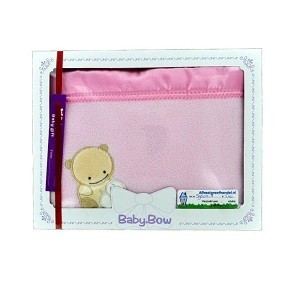 MANTA DE FLEECE BABY BOW - ROSA