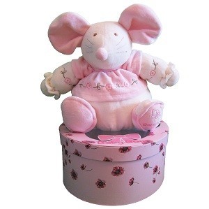 PELUCHE BABY BOW EM CAIXA DE PRESENTE - MODELO 11