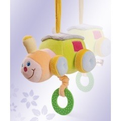 Caixa de Música de Peluche Comboio Baby Bow