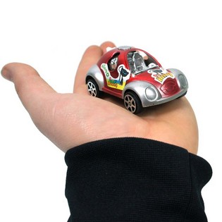 Set de 4 Carros de Fric&ccedil;&atilde;o Pull-Back em Caixa