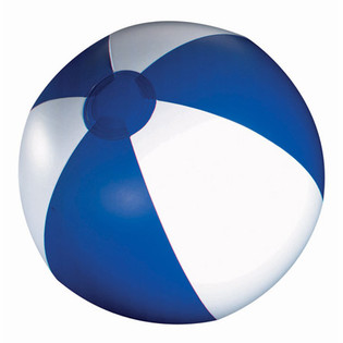 Bola de Praia Azul/Branco (12 un.)
