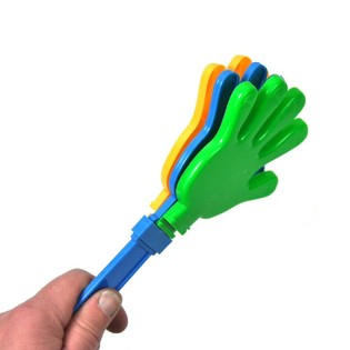 M&Atilde;OS DE APLAUSO 23 CM (12 unid.)
