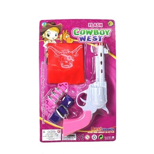 Set de Cowgirl para Menina com Luz e Som (6 un.)