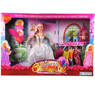 Mega Conjunto de Boneca com Muitos Acessórios